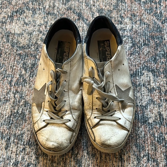 Golden Goose Shoes - Golden Goose White Super Star Sneakers - size 40